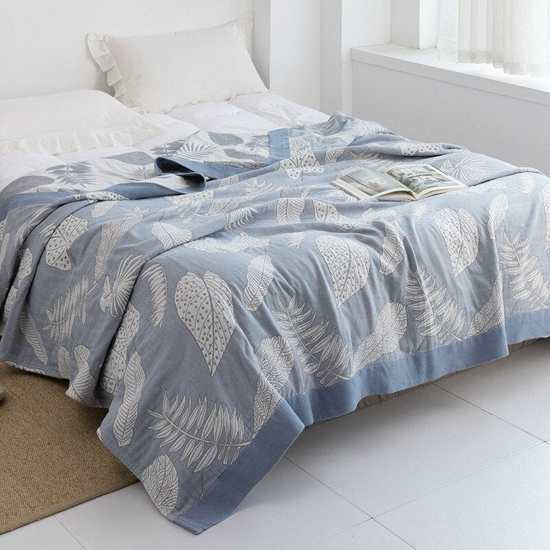 Orthorun | Myk Japanese Throw Blanket – Soft Lightweight Couch Cover for Home Decor