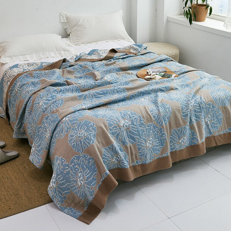 Orthorun | Myk Japanese Throw Blanket – Soft Lightweight Couch Cover for Home Decor
