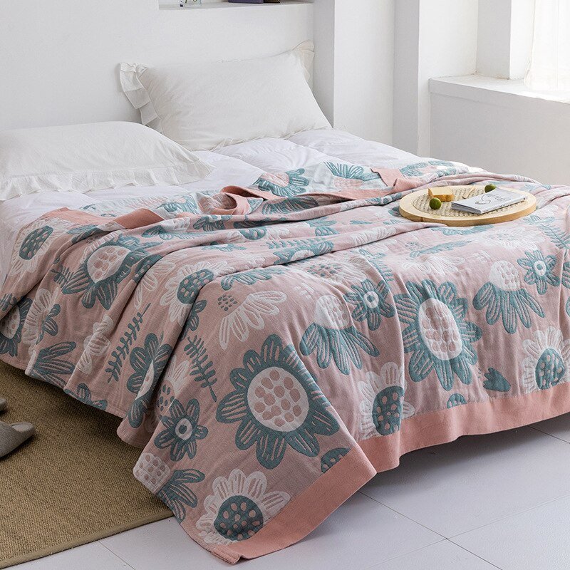 Orthorun | Myk Japanese Throw Blanket – Soft Lightweight Couch Cover for Home Decor