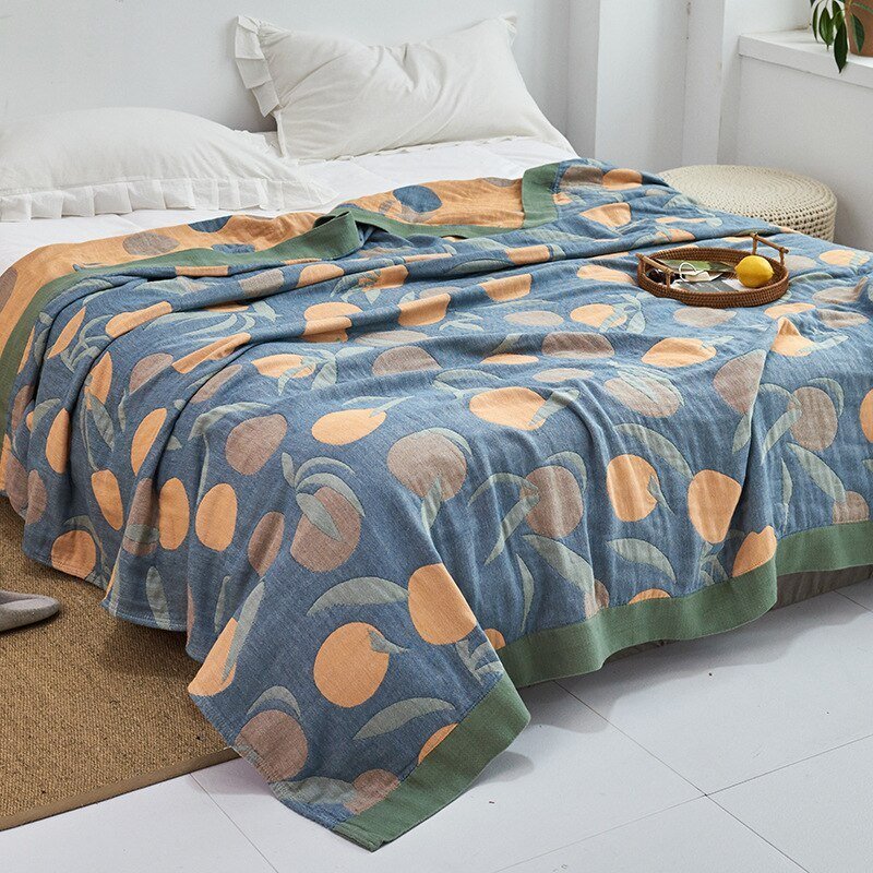 Orthorun | Myk Japanese Throw Blanket – Soft Lightweight Couch Cover for Home Decor