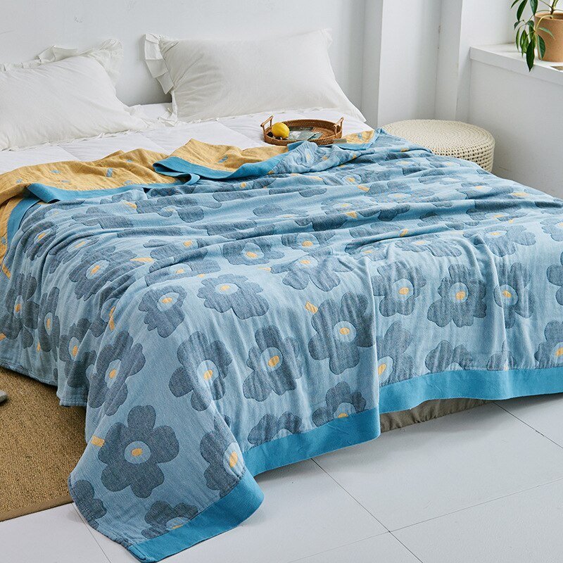 Orthorun | Myk Japanese Throw Blanket – Soft Lightweight Couch Cover for Home Decor