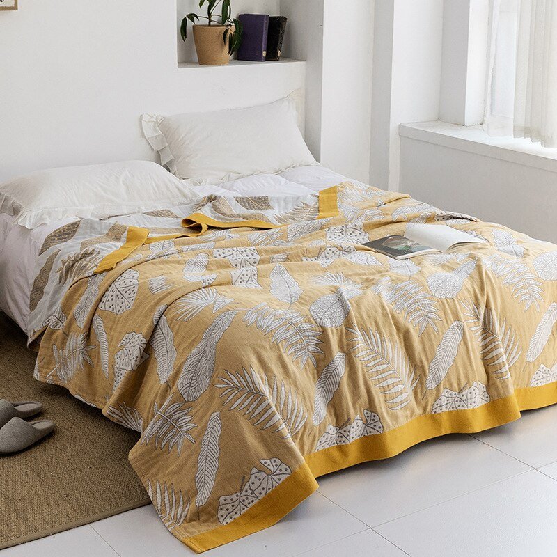 Orthorun | Myk Japanese Throw Blanket – Soft Lightweight Couch Cover for Home Decor
