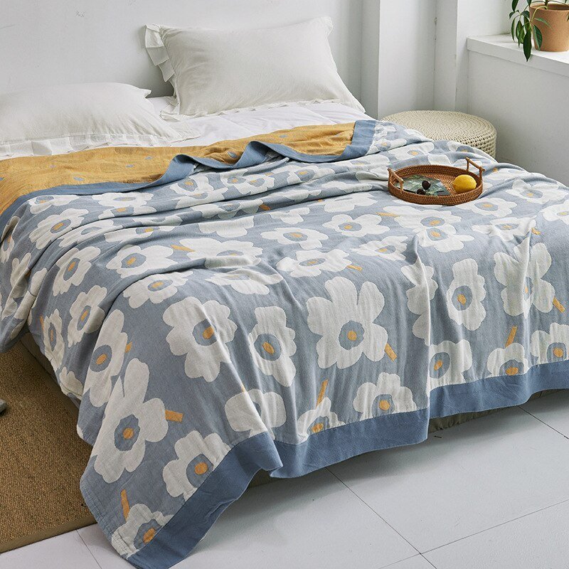 Orthorun | Myk Japanese Throw Blanket – Soft Lightweight Couch Cover for Home Decor