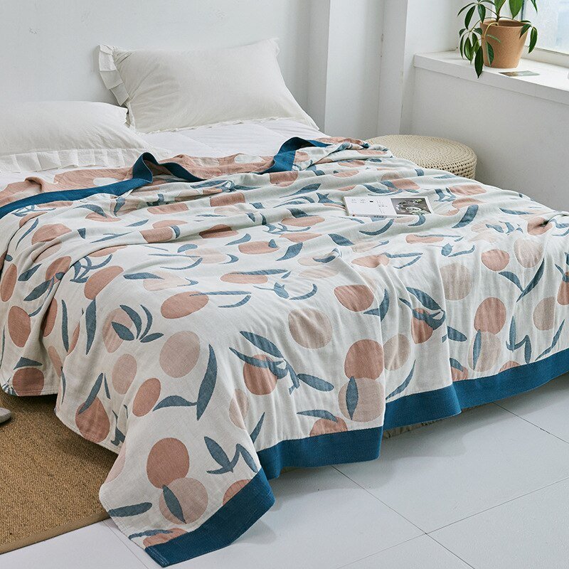 Orthorun | Myk Japanese Throw Blanket – Soft Lightweight Couch Cover for Home Decor