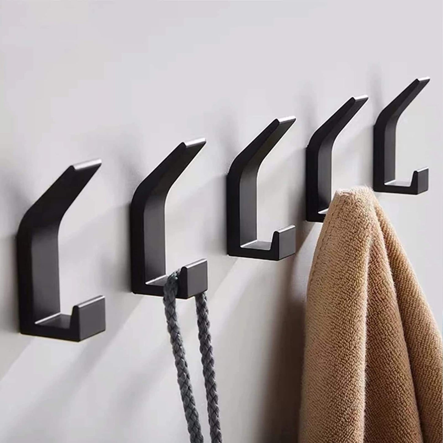 5-Pack Self-Adhesive Wall Hooks For Coats - Orthorun