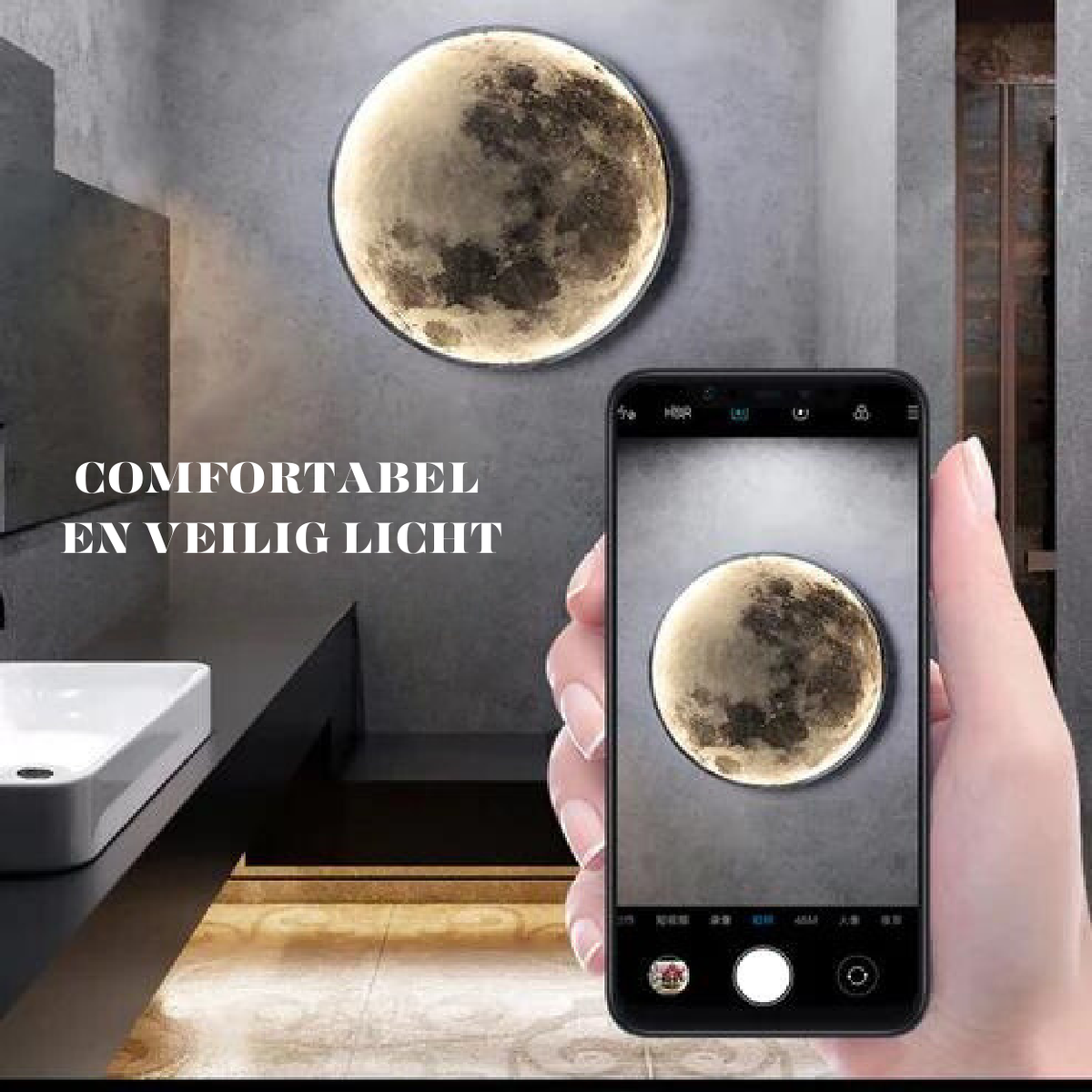 Orthorun | Magical Atmosphere Moon Lamp – LunaGlow – 3D Galaxy Night Light