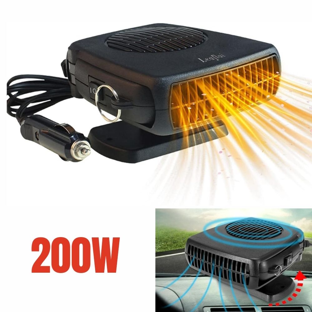 12V Car Heater Fan – 150W/300W Portable Ceramic Auto Heater for Fast Defrost & Heating - Orthorun