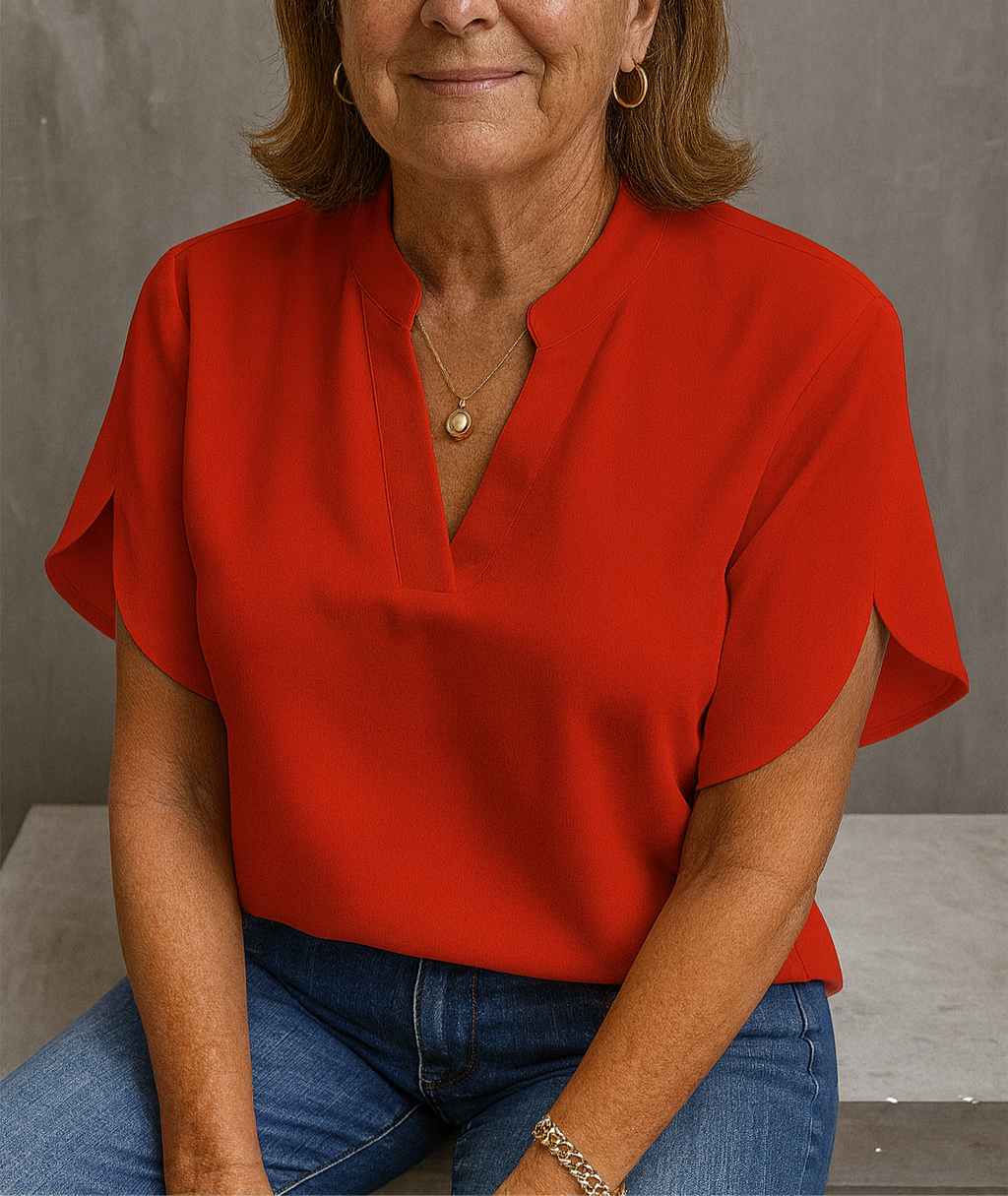 Vionne | Women’s Lightweight V-Neck Blouse