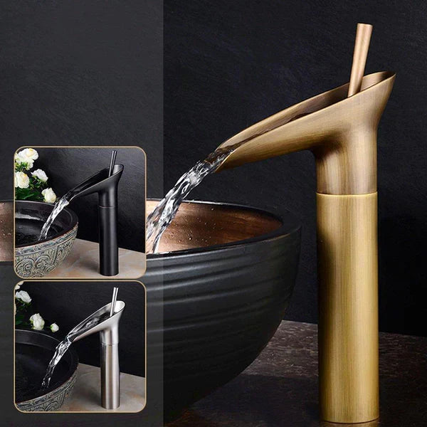 Orthorun | Antique Waterfall Bathroom Water Wallpaper