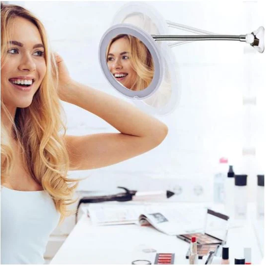 10X Magnifying LED Lighted Flexible Mirror - Orthorun