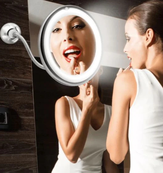 10X Magnifying LED Lighted Flexible Mirror - Orthorun