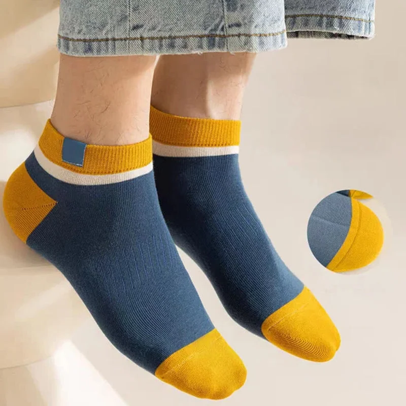 20 Pairs Mens Casual Thin Cotton Sweat Wicking Low Cut Ankle Socks - Orthorun