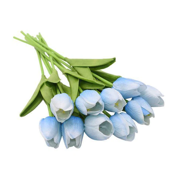 10x Artificial Tulips Flowers - Orthorun