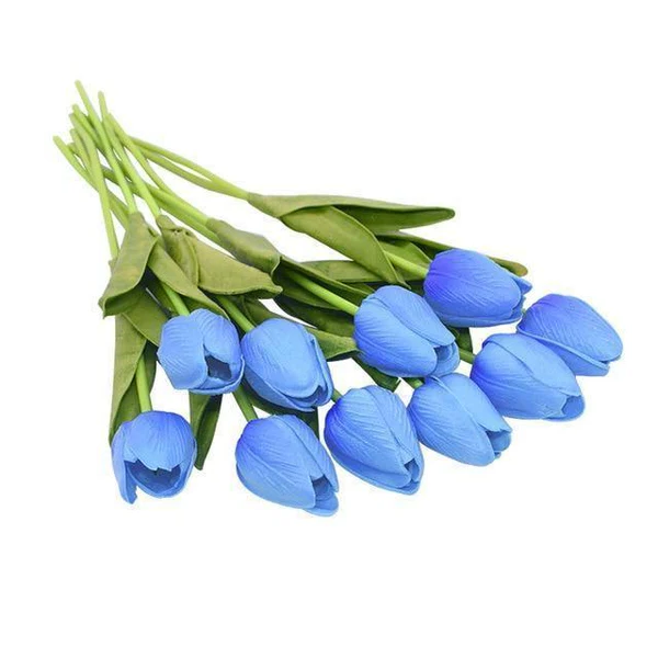 10x Artificial Tulips Flowers - Orthorun