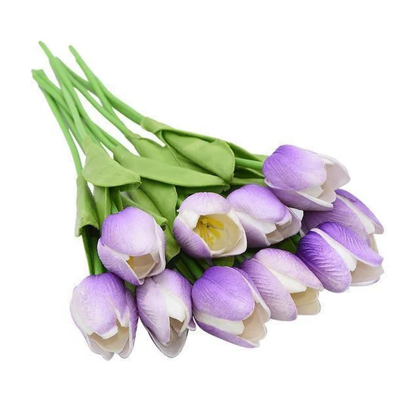 10x Artificial Tulips Flowers - Orthorun
