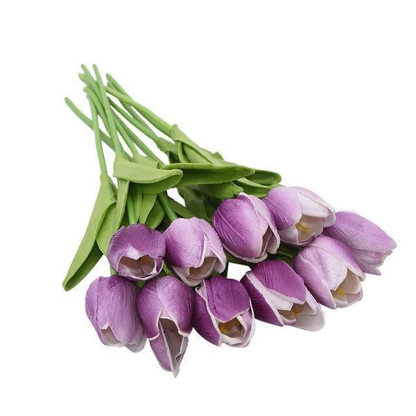 10x Artificial Tulips Flowers - Orthorun