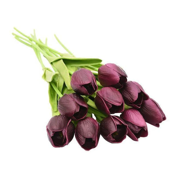 10x Artificial Tulips Flowers - Orthorun