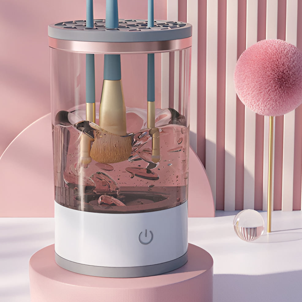 3-in-1 Cosmetic Brush Cleaner Machine - Electric Makeup Brush Cleaner Device - Orthorun