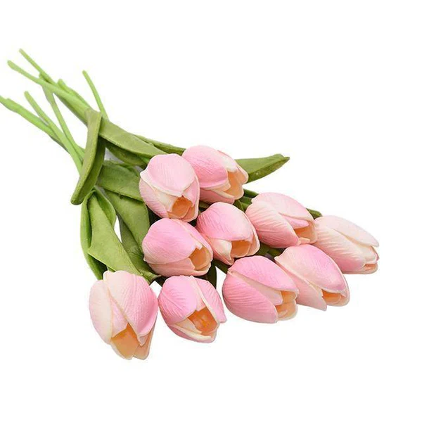 10x Artificial Tulips Flowers - Orthorun