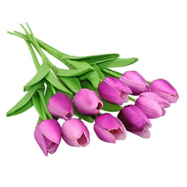 10x Artificial Tulips Flowers - Orthorun