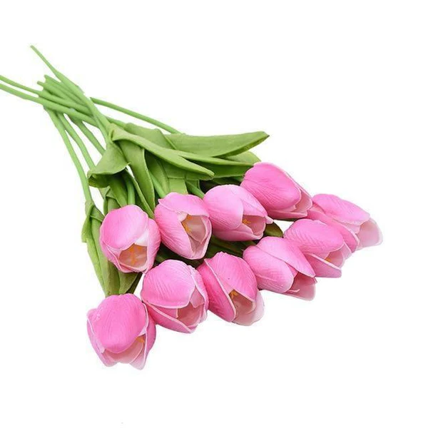 10x Artificial Tulips Flowers - Orthorun