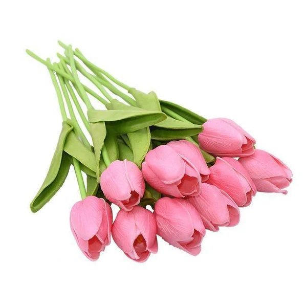 10x Artificial Tulips Flowers - Orthorun