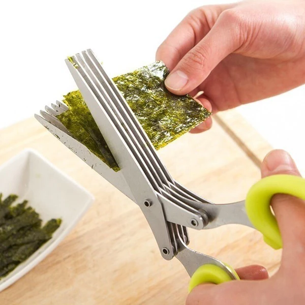 5 Blade Kitchen Salad Scissors - Orthorun