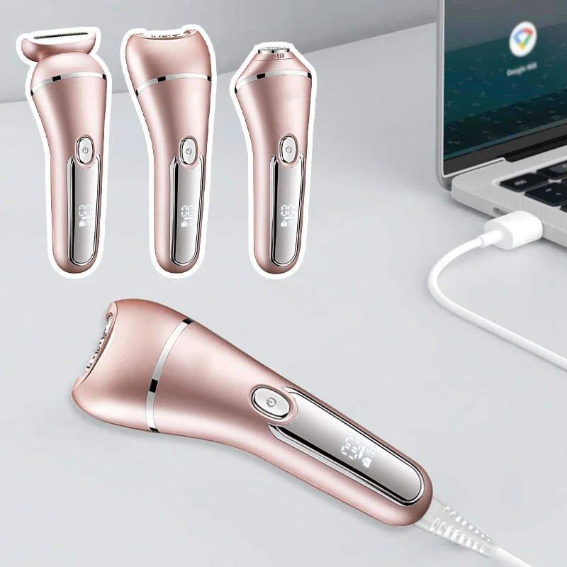 3-in-1 Waterproof Electric Shaver for Women - Orthorun