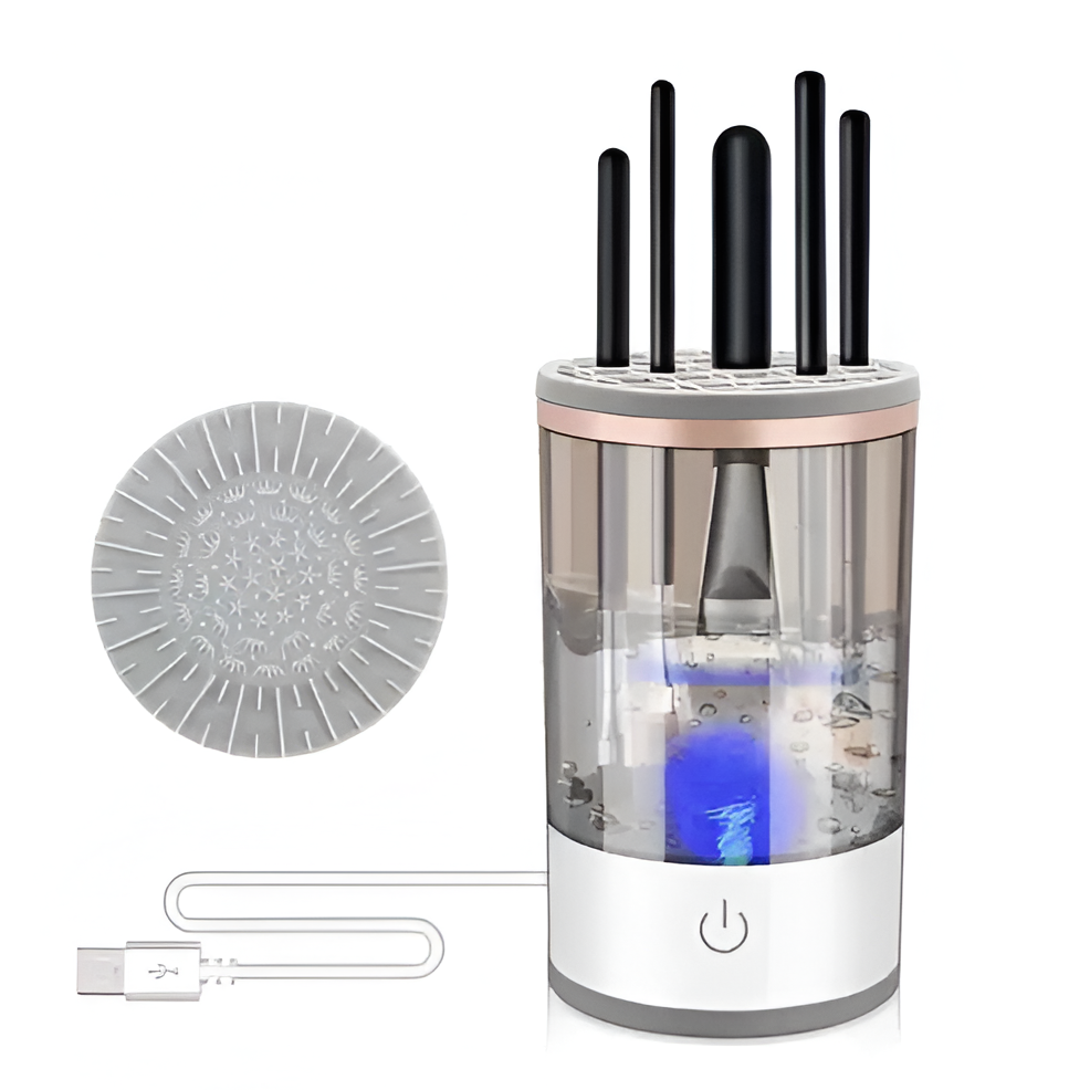 3-in-1 Cosmetic Brush Cleaner Machine - Electric Makeup Brush Cleaner Device - Orthorun