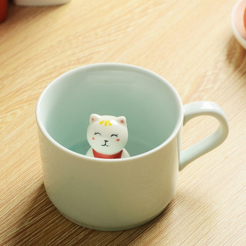 Orthorun | 3D Creative Cartoon Animal Ceramic Mugs