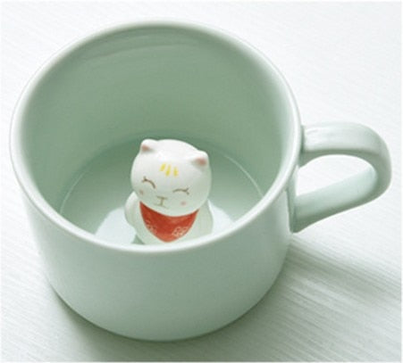 Orthorun | 3D Creative Cartoon Animal Ceramic Mugs