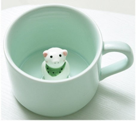 Orthorun | 3D Creative Cartoon Animal Ceramic Mugs