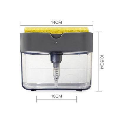 Orthorun | Wall Mounted Soap Dispenser – Stainless Steel for Kitchen & Bathroom