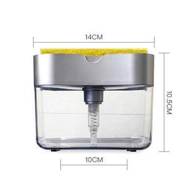 Orthorun | Wall Mounted Soap Dispenser – Stainless Steel for Kitchen & Bathroom