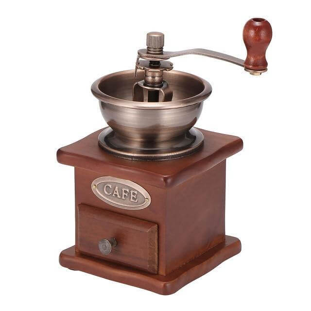 Orthorun | Wooden Antique Manual Coffee Grinder