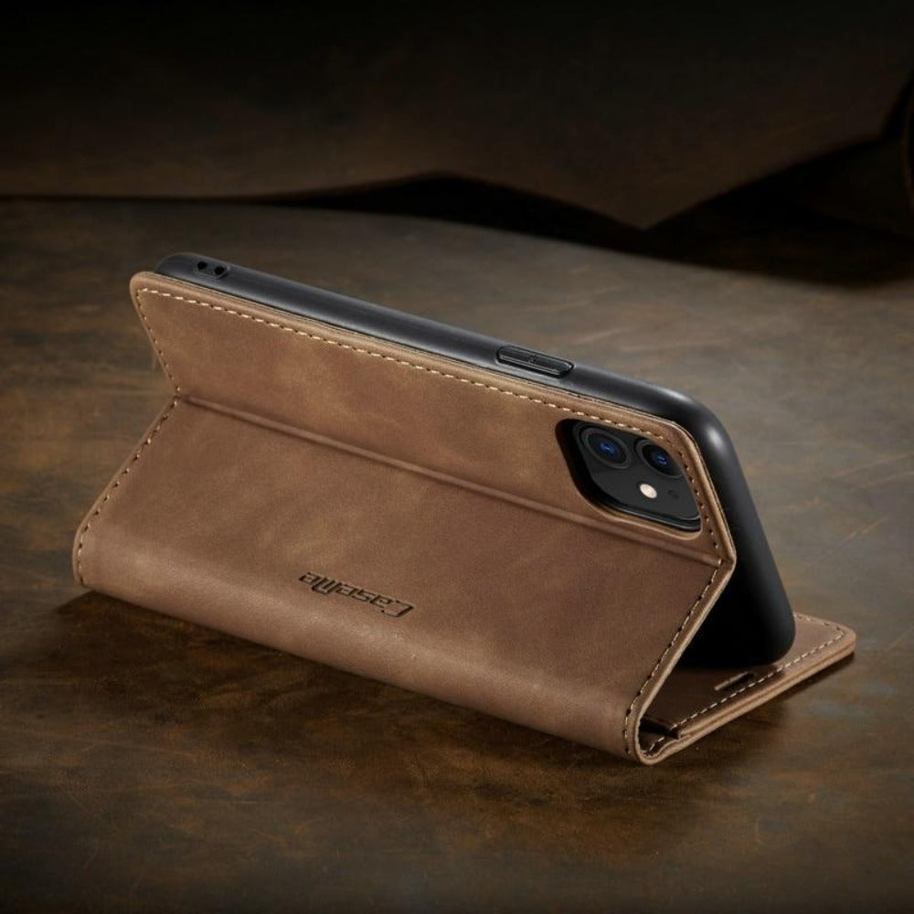 Orthorun | Magnetic Flip Wallet Case for iPhone