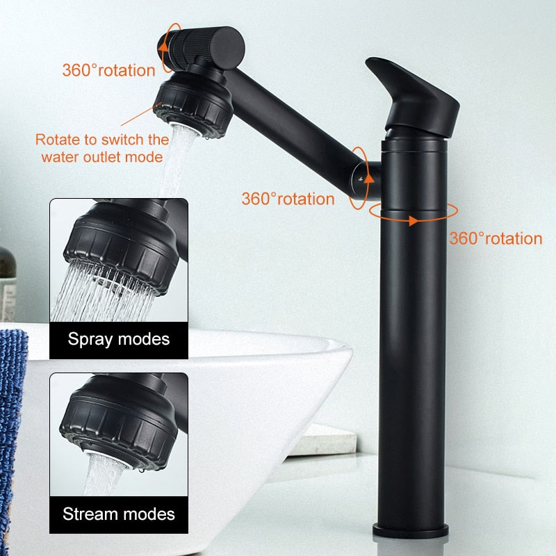 Orthorun | Elegant Luxury Rotating Basin Faucet