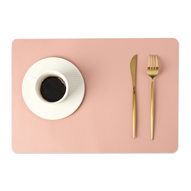 Orthorun | Modern Rectangular Waterproof PU Leather Placemats