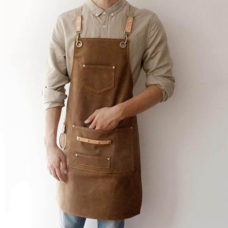 Orthorun | Vintage Chef Apron – Classic Cotton Kitchen Apron with Adjustable Straps