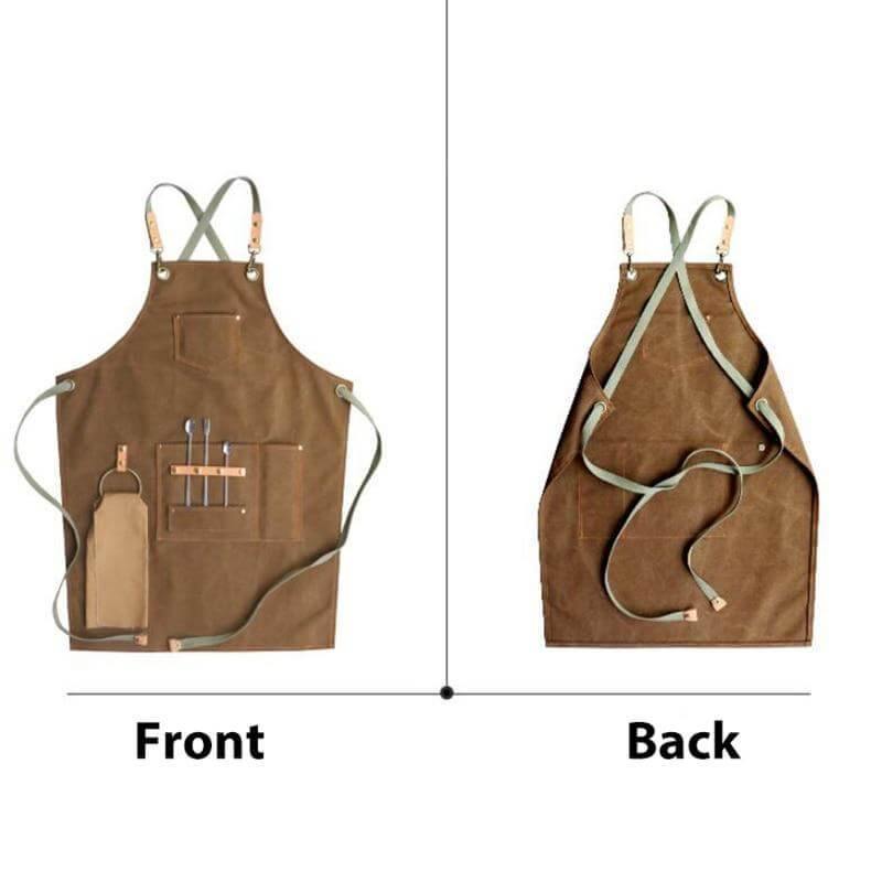 Orthorun | Vintage Chef Apron – Classic Cotton Kitchen Apron with Adjustable Straps