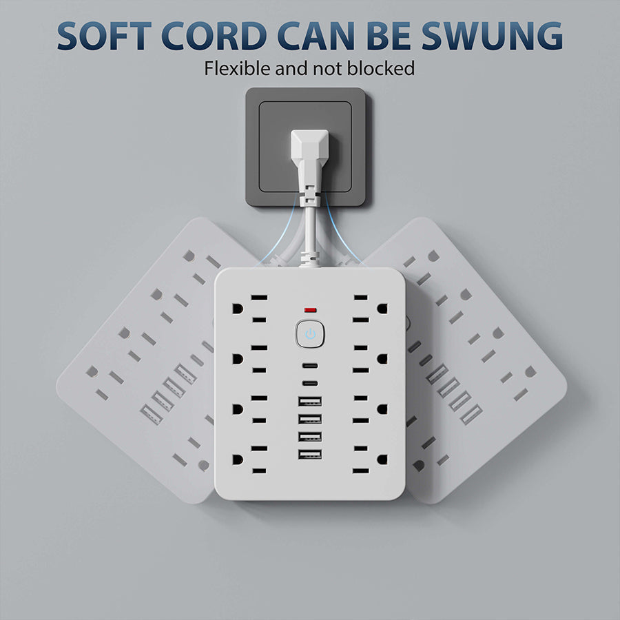 14-In-1 Power Strip With Surge Protection - Orthorun