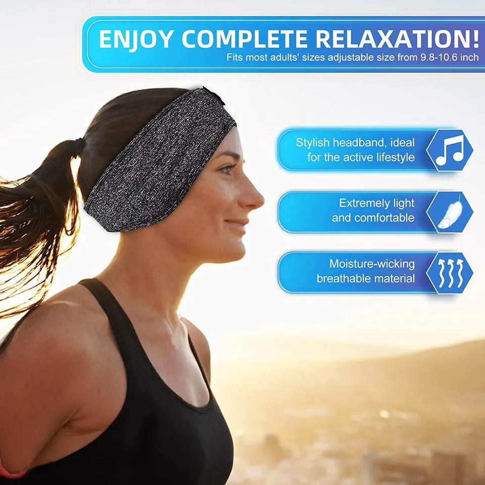 2-in-1 Wireless Sleeping Headphones, Sports Headband, for Sleeping, Workout, Jogging, Insomnia - Orthorun