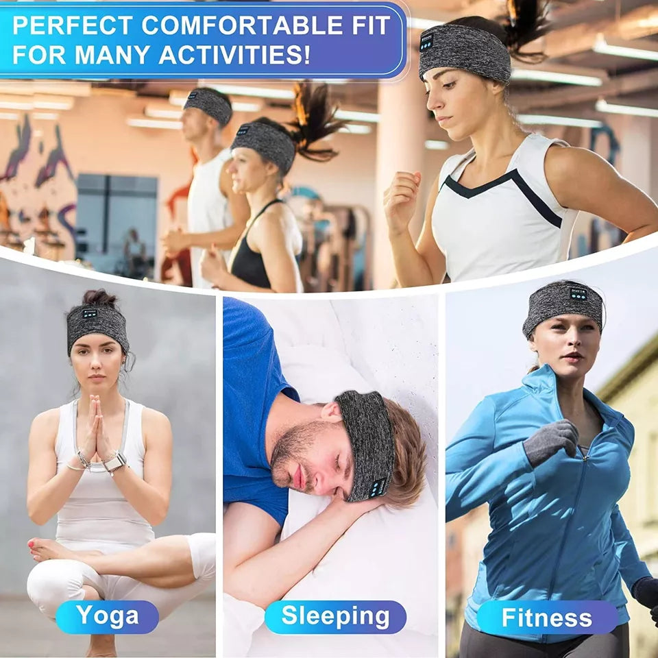 2-in-1 Wireless Sleeping Headphones, Sports Headband, for Sleeping, Workout, Jogging, Insomnia - Orthorun