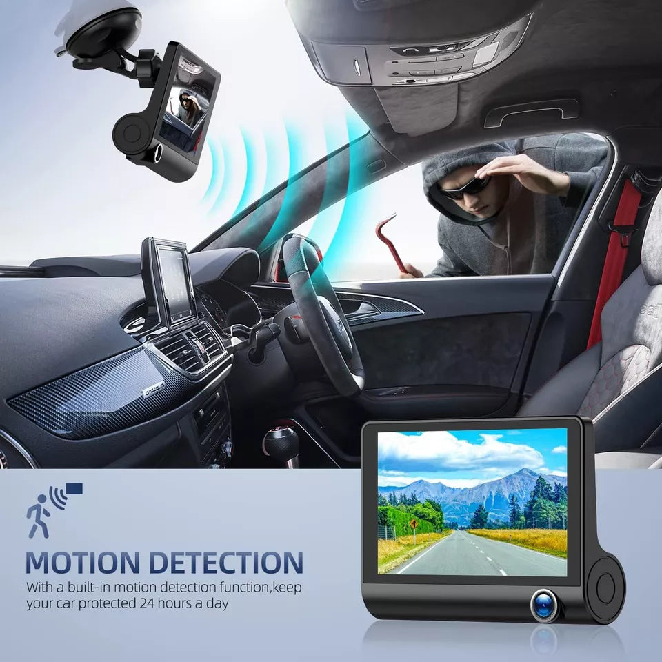 4" Touch Screen Front and Rear Dash Cam - Orthorun