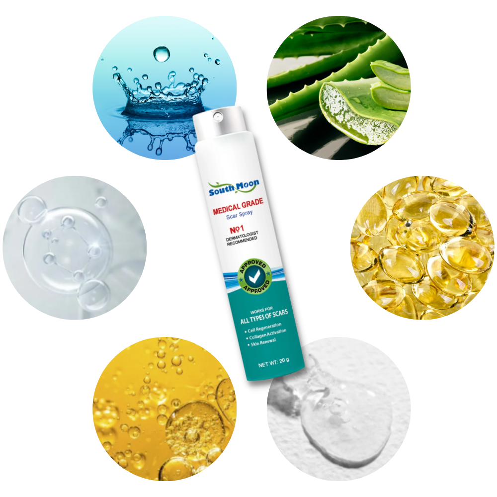 Orthorun | Spray Treatment for Scar Removal – Silicone Scar Healing Spray for Face & Body
