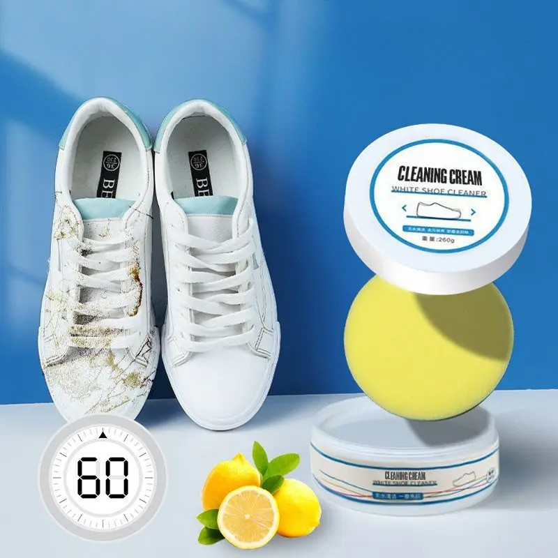 100g White Shoes Cleaner - All-Purpose Cleansing Cream - Orthorun