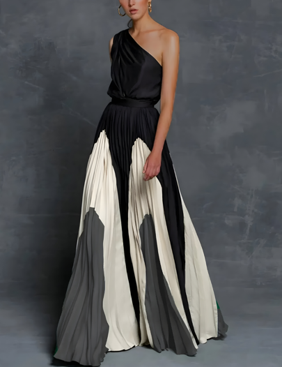 Wexley | Women’s One-Shoulder Asymmetrical Maxi Dress