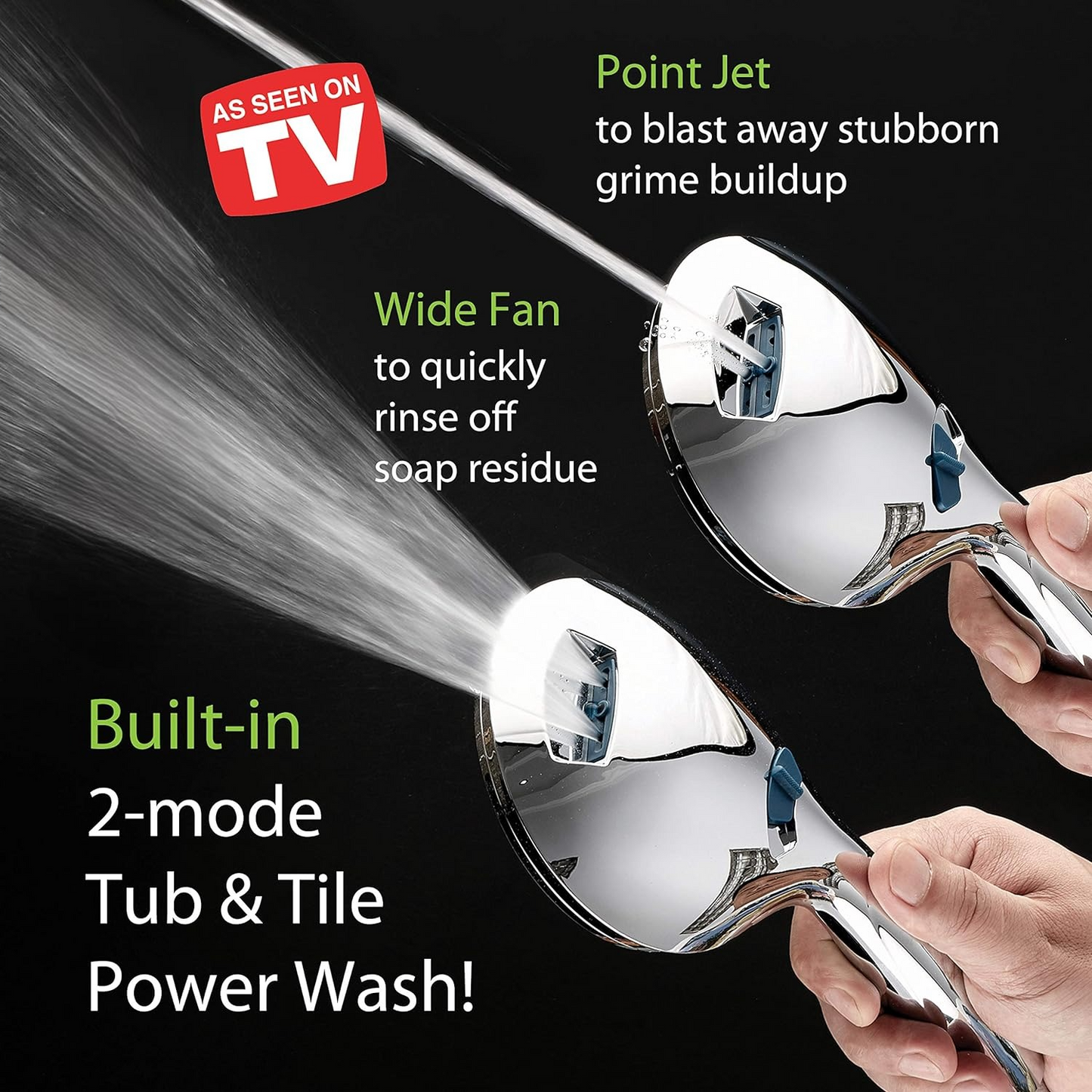 Adjustable Pressure Handheld Shower Head With A Hose - Orthorun