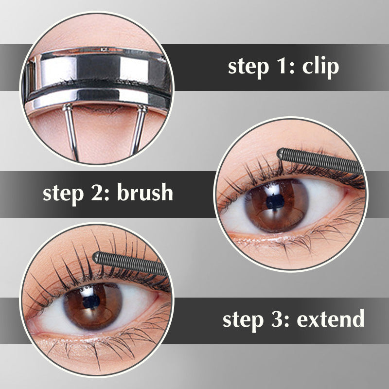 Orthorun | 3D Curling Metal Curlers Mascara – Waterproof & Long-Lasting Volumizing Mascara