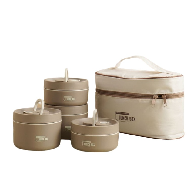 Orthorun | ThermoBox Multi-Layered Insulated Lunchbox – Includes Free Carry Bag